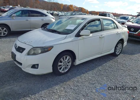 2010 Toyota Corolla S z USA, uszkodzony, nr VIN 1NXBU4EE6AZ291781